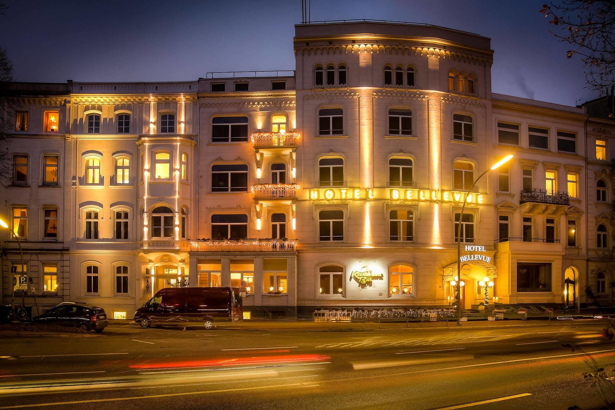 Relexa Hotel Bellevue An Der Alster Hamburg Bagian luar foto